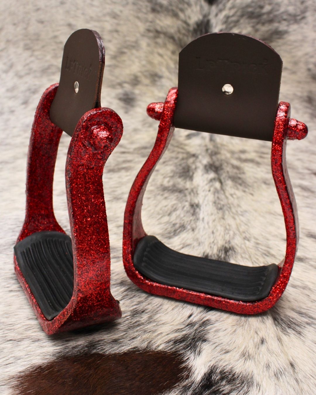 Western stirrups glitter