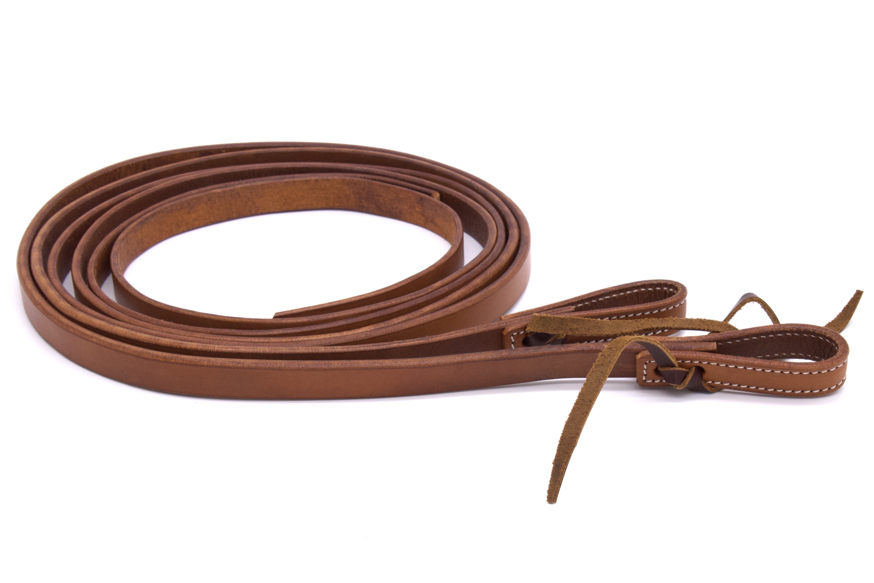 Split Reins Westernzügel, medium oiled, Breite 5/8, 16 mm, waterloop