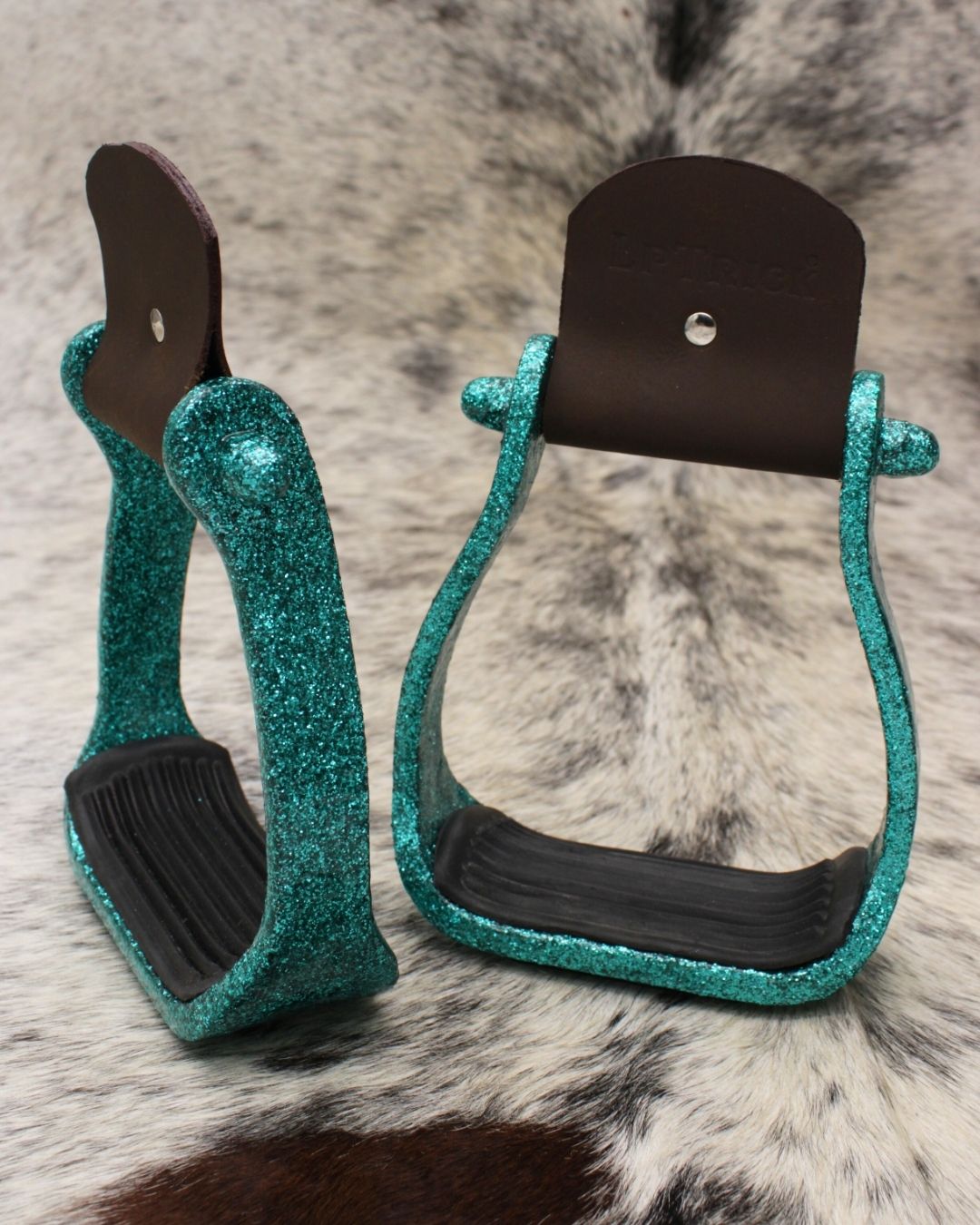 Western stirrups glitter